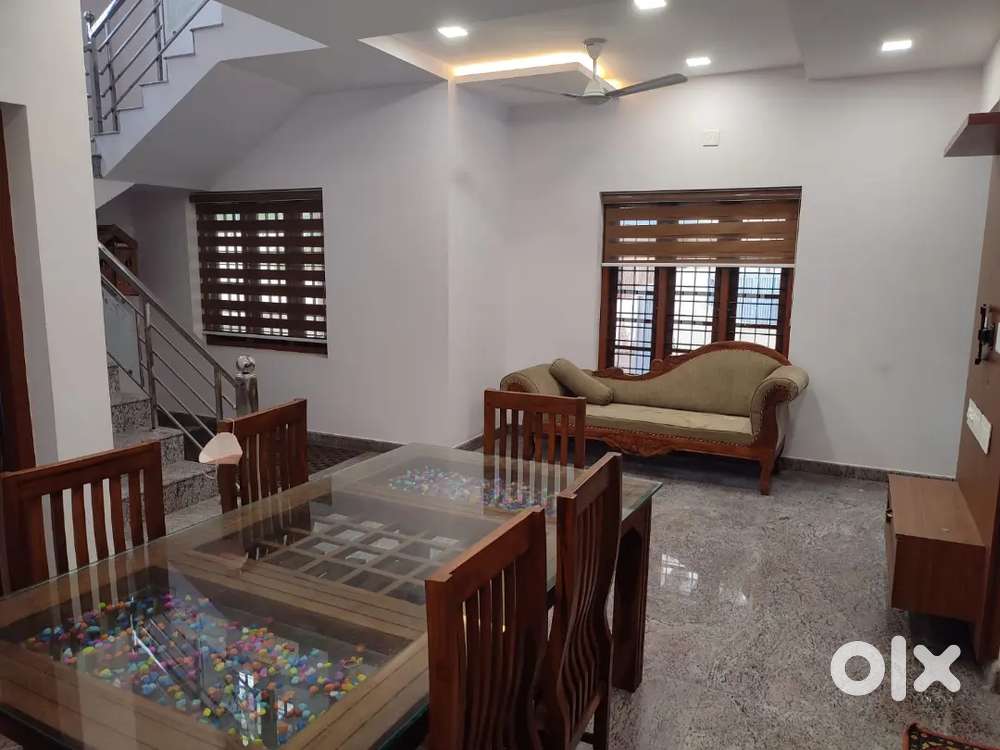 2 bedroom furnished Ground floor near rubber park ponjassery road 15 k