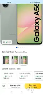 Samsung A56 5G just 4 days mobile not insert the sim