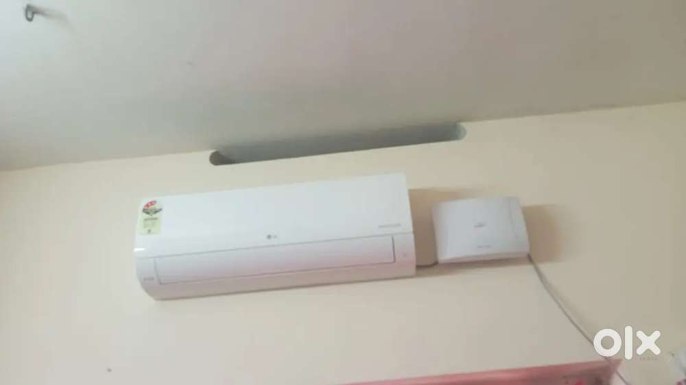 LG 1 TON 3 STAR INVERTER AC and V-GUARD STABILIZER