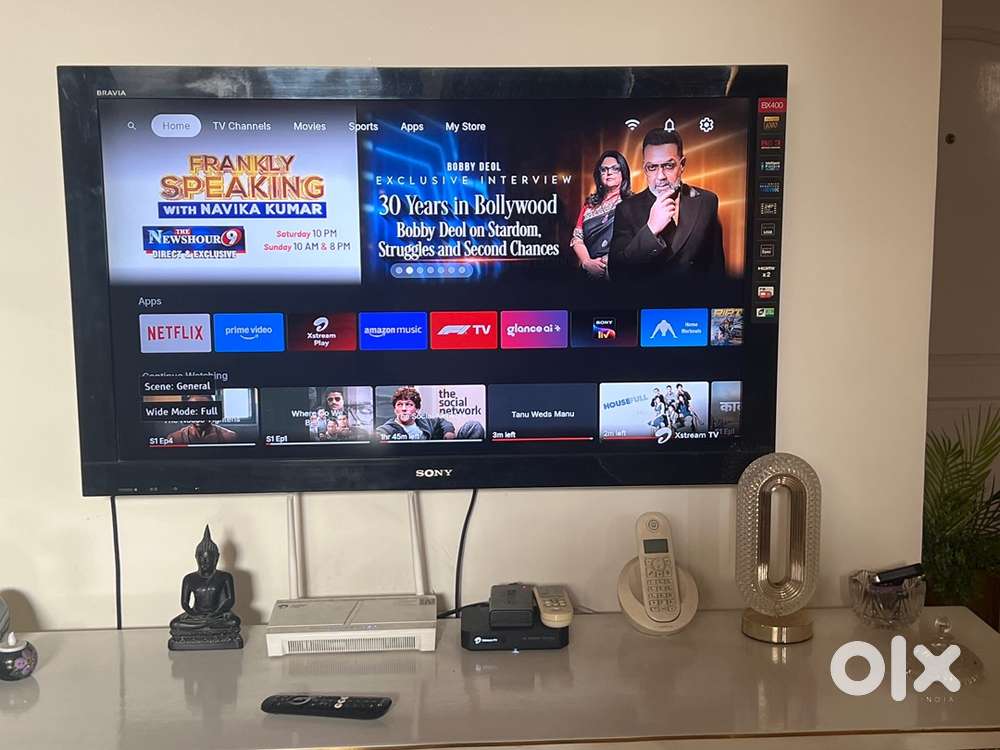 SONY Bravia 42 inch HD LCD sleek Blak like New