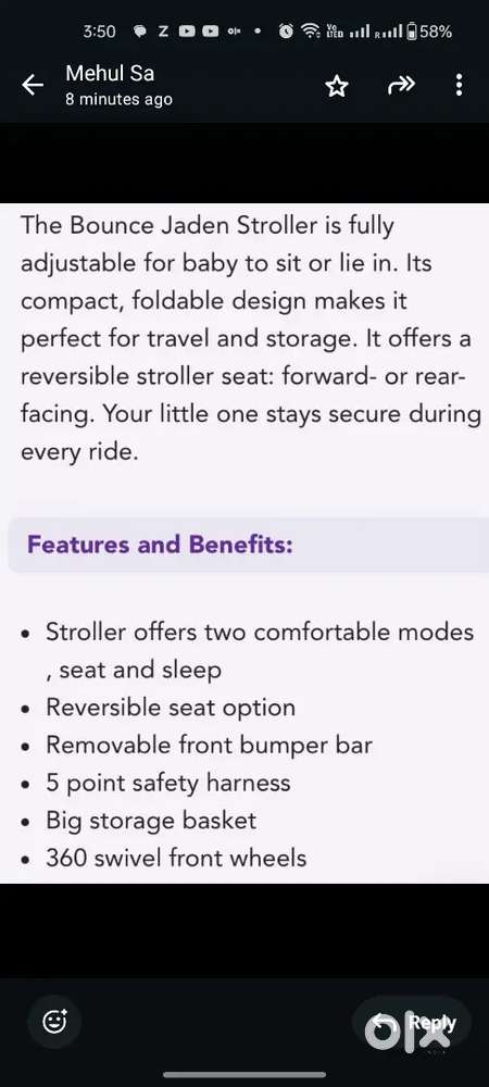 Stroller bounce company