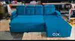Sofa comebed with longer and storage and comfortable headrest