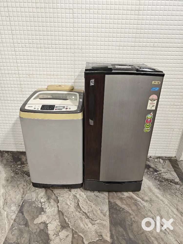 Id 552 Samsung topload and godrej single door refrigerator
