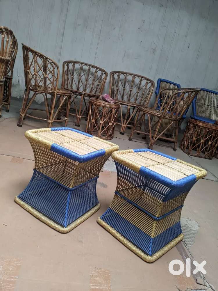 Iron stool frame home balcony basket table top showpiece stool