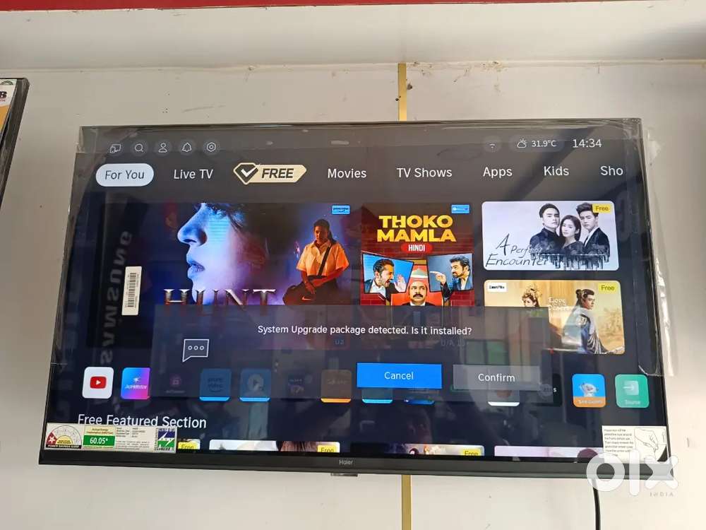 Haier 32 smart tv price :18500/- offer price : 14500/-