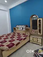 Double size bed with dressing table