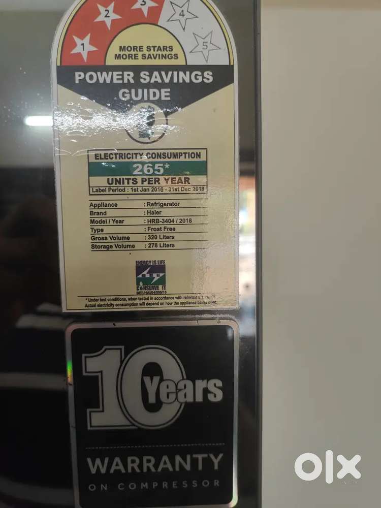 Haier fridge double door