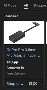 GO PRO 3.5 MM Mic adapter