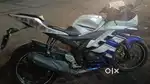 Very good condition bule white colour new tyr new batery