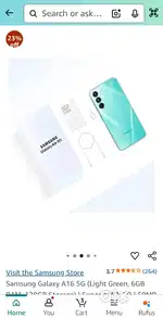 Samsung galaxy A16