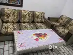 5-Seater Sofa Set with Center Table