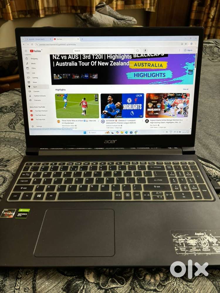 Acer laptop Ryzen 5 quad core 3550 H 4 gb graphic card