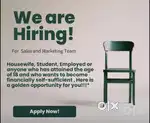 Part time/full time work/online & offline /sales & marketing
