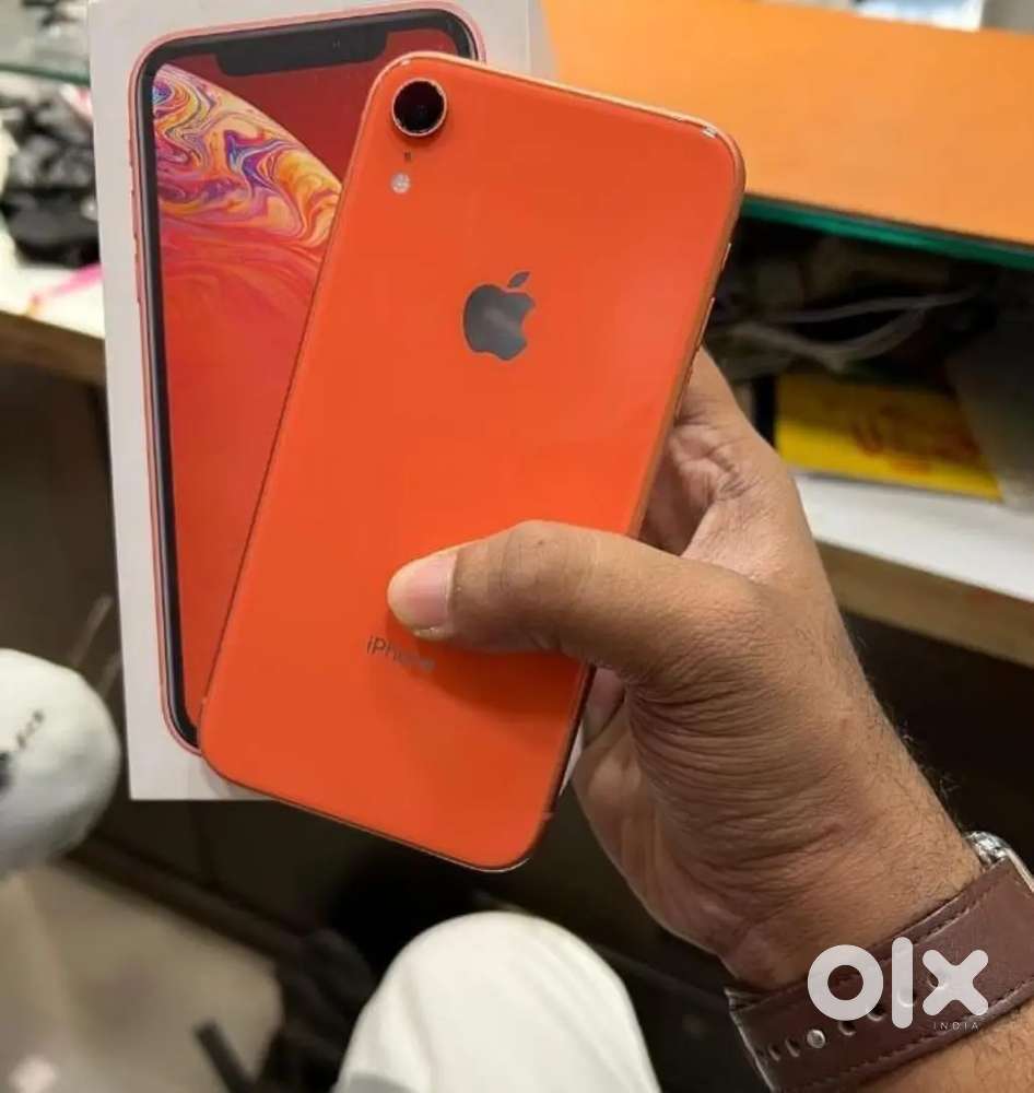 Iphone xr orange color 128gb