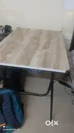 Fold Space Saver Foldable Engineered Wood Study Table