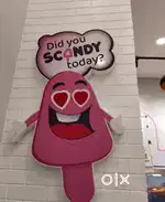Counter sales staff at scandy kuravankonam
