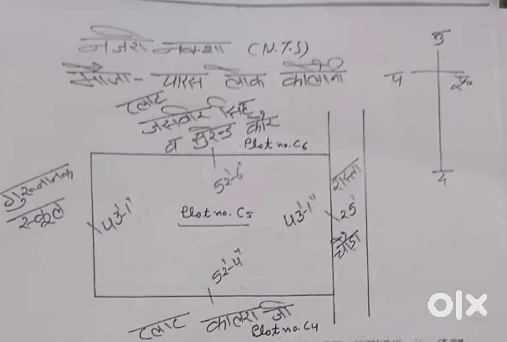 Plot 43.1×52.6 area,