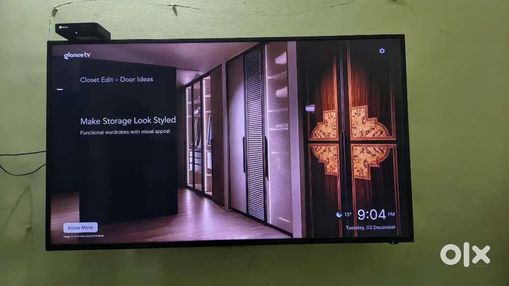 43 inch LED urgent sell price 8000