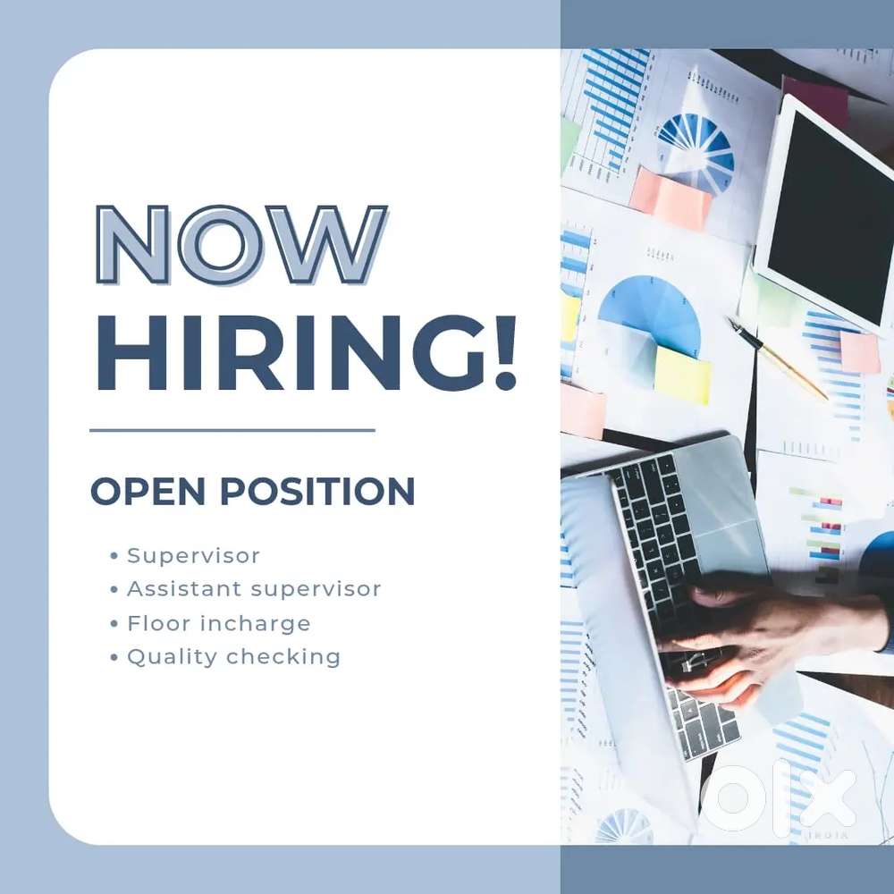 WE ARE HIRING FOR QUALITY CHECKING DEPARTMENT of