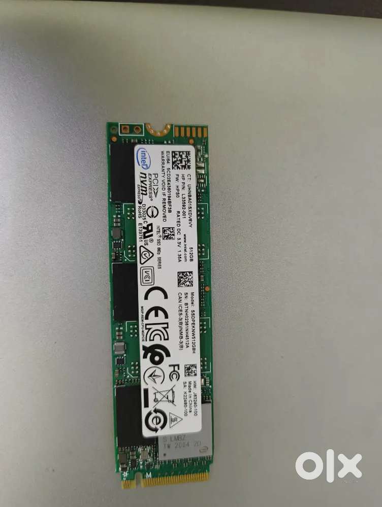 Intel Nvme 512gb ssd