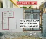 LAND- 70 sqr-Yards LAND SALE- YAPRRAL SECUNDIERABAD SALE Low cost