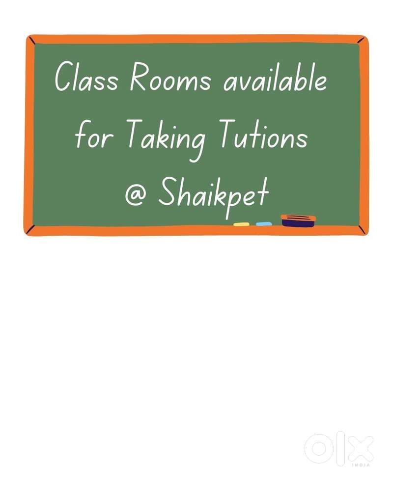 Classrooms available for Tution Classes