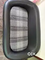2 seater comfortable black woth check pattern sofa…