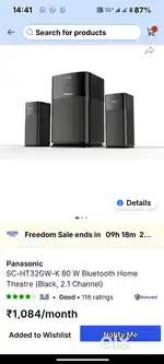 Penasonic home theatre