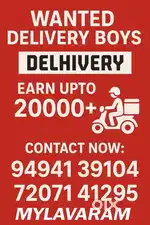 Delivery boy jobs