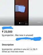 Lg ph550 projector