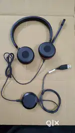 Jabra Store Evolve 30 Wired On Ear Headphone with Mic (Black)