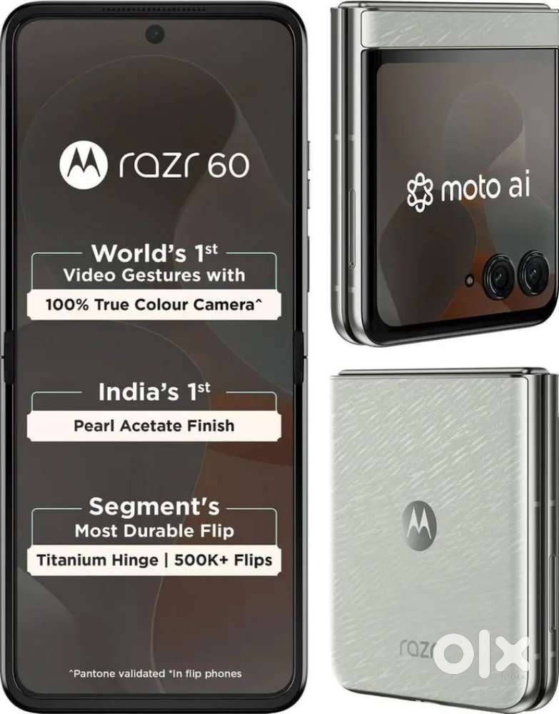 Moto razr 60 1 months old 12gb ram 256 gb storage