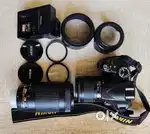 Nikon D3300 with 18-55 and 70-300 lens