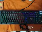 Red Gear mechanical keyboard with media control