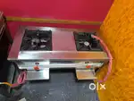 Dual burner stove commercial