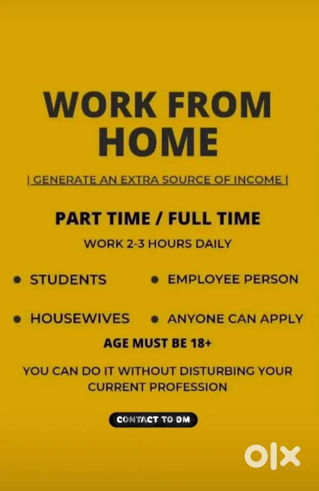 WORK FROM HOME FOR HOUSE WIFE, JOB PERSON, STUDENT'S