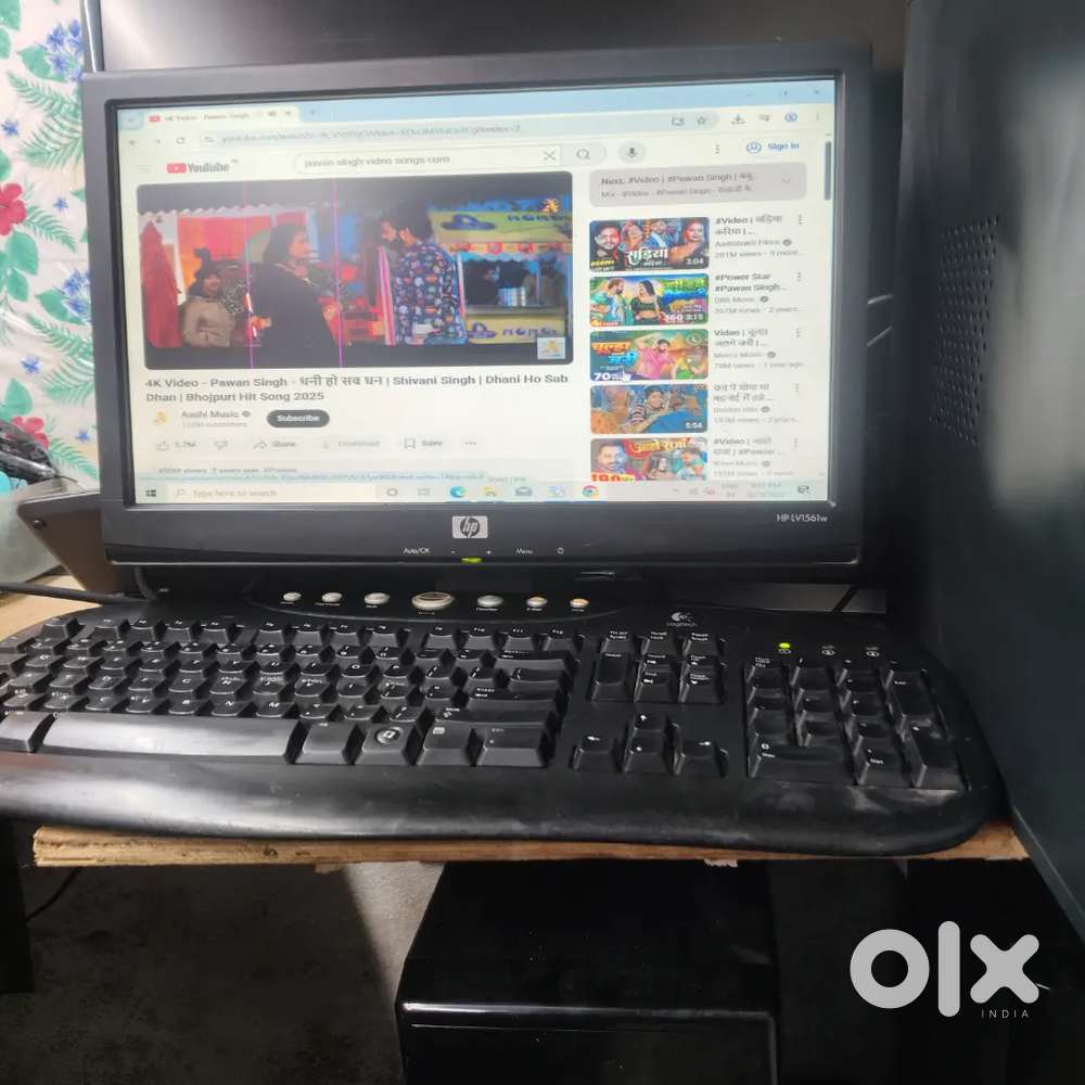 i3 4th gen. Computer set 4gb ram 320 gb hdd with 16 inch moniter