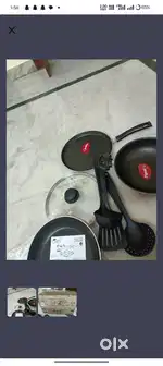 Pigeon cookware set ( tawa, pan,kadai ,Glass lid, kitchen tool set)