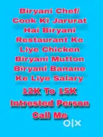 Biryani Cook For Restaurent