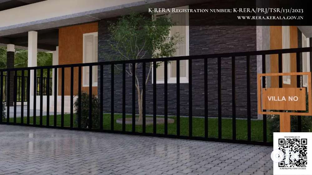 3BHK Duplex House - Braned House / Villa for sale in Thrissur