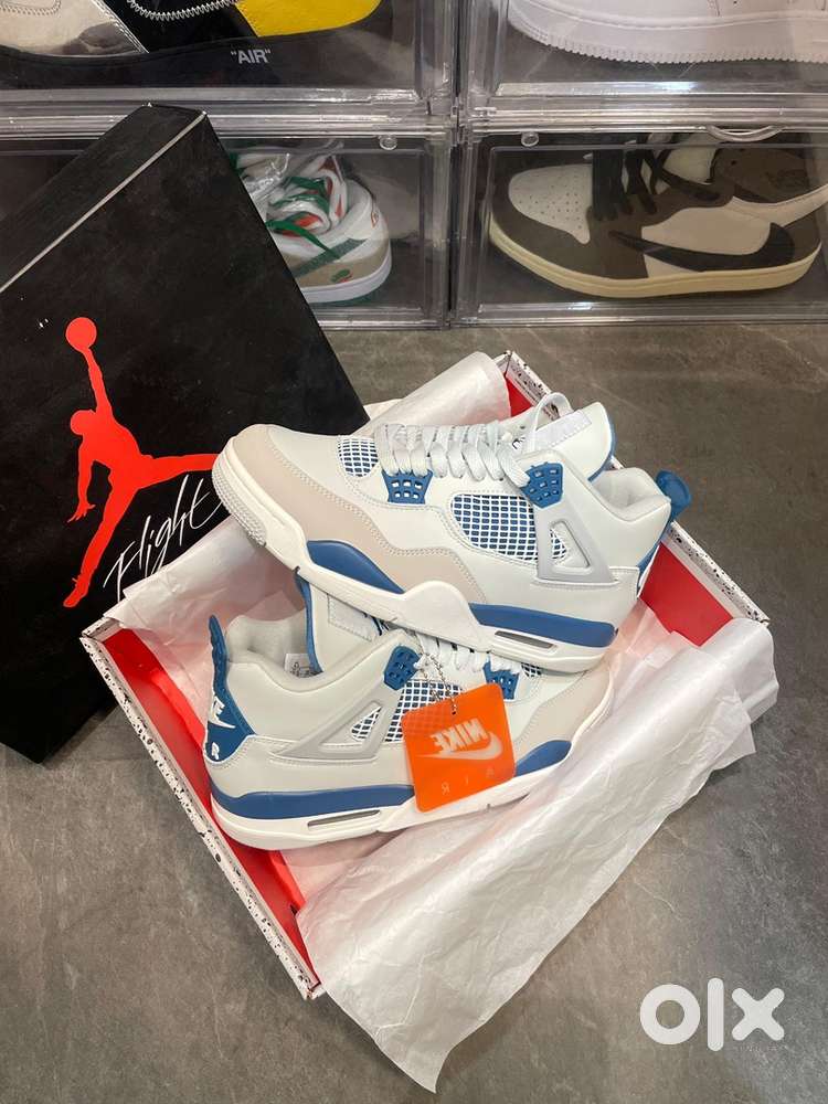 NIKE AIR JORDAN 4 MILITARY BLUE UA QUALITY.