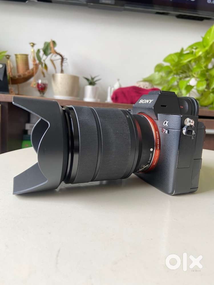 Sony a73 with kit lens 28-75mm.