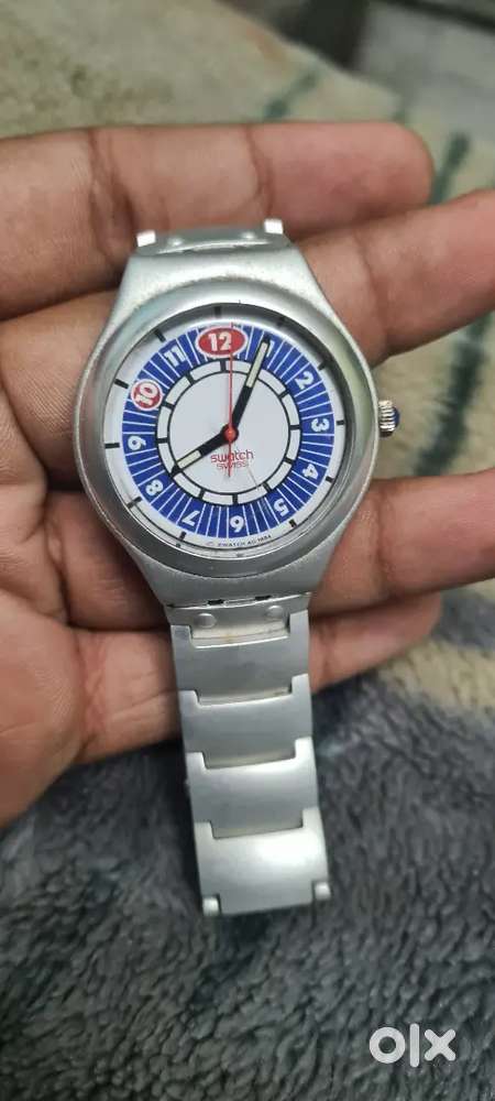 Vintage Swatch Irony YGS1001 Preppie Aluminium