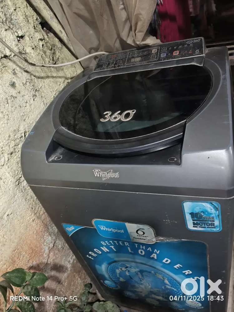 Whirlpool 360 top loaded washing machine only 4000