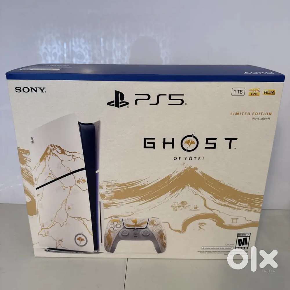 PlayStation 5 Console Ghost of Yotei Gold Limited Edition Bundle slim