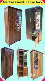 SAIRAM FURNITURE new model 2 door wardrobe bero with mirror offer sale