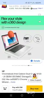 Hp Chromebook x360 14a