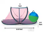 (New)“Foldable Mosquito Net Tent for Single Bed