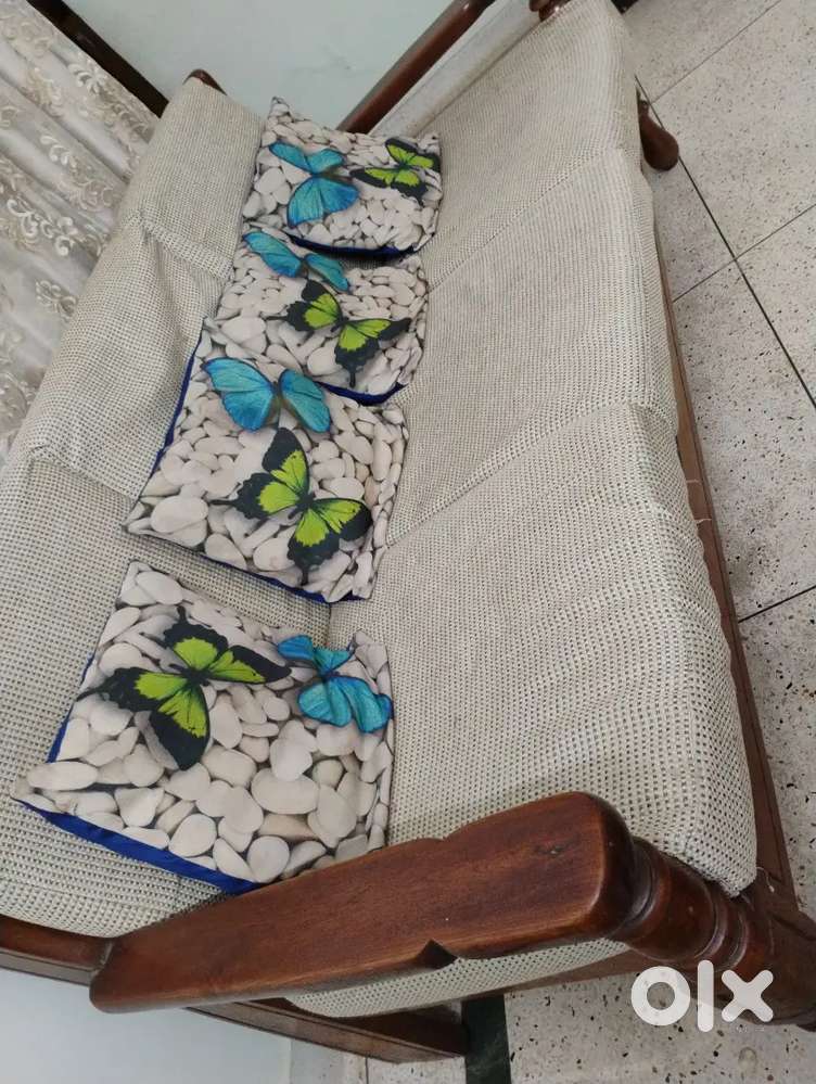 Wooden sofa 3 plus 2