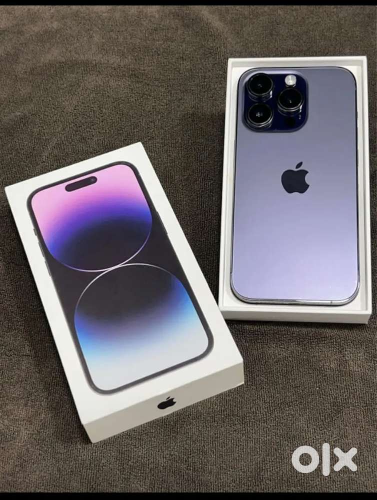 Iphone 14 pro deep purple colour 256 gb in good condition fix price